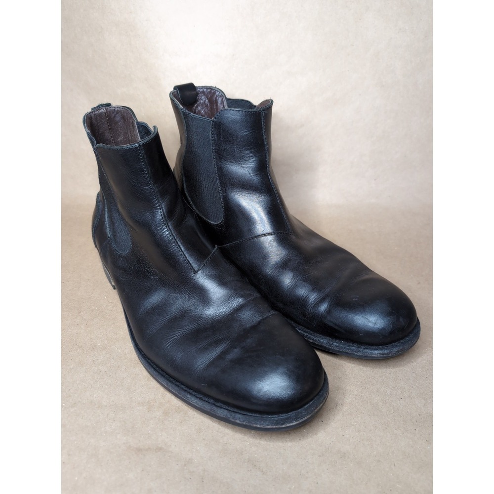 Wolverine Men's 10.5D Chelsea 1000 Mile Black Leather Pull On Boots